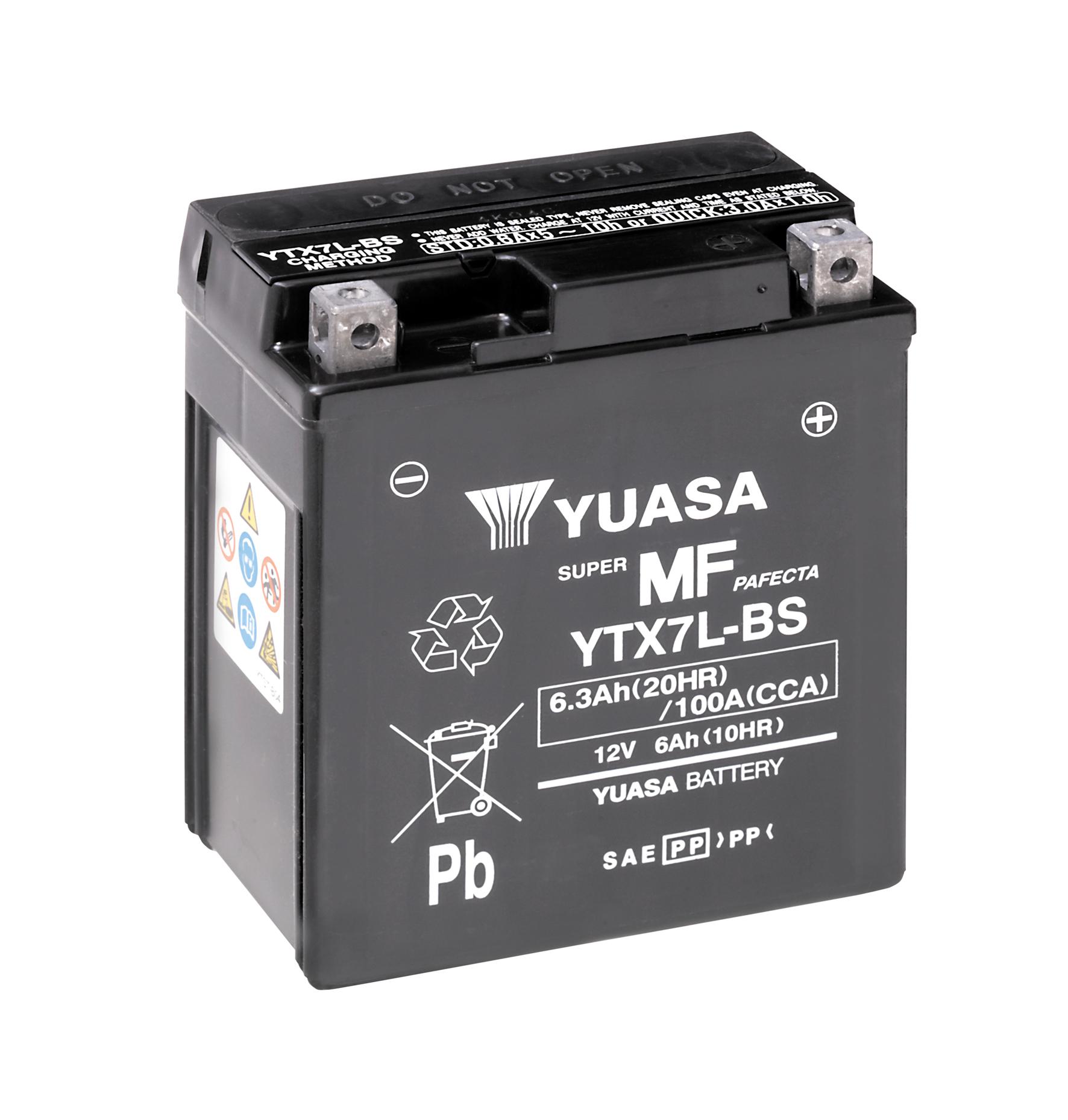 Batteria YUASA YTX7L-BS  /  CBTX7L-BS