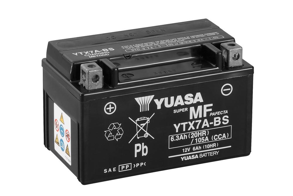 Batteria YUASA YTX7A-BS  /  CBTX7A-BS